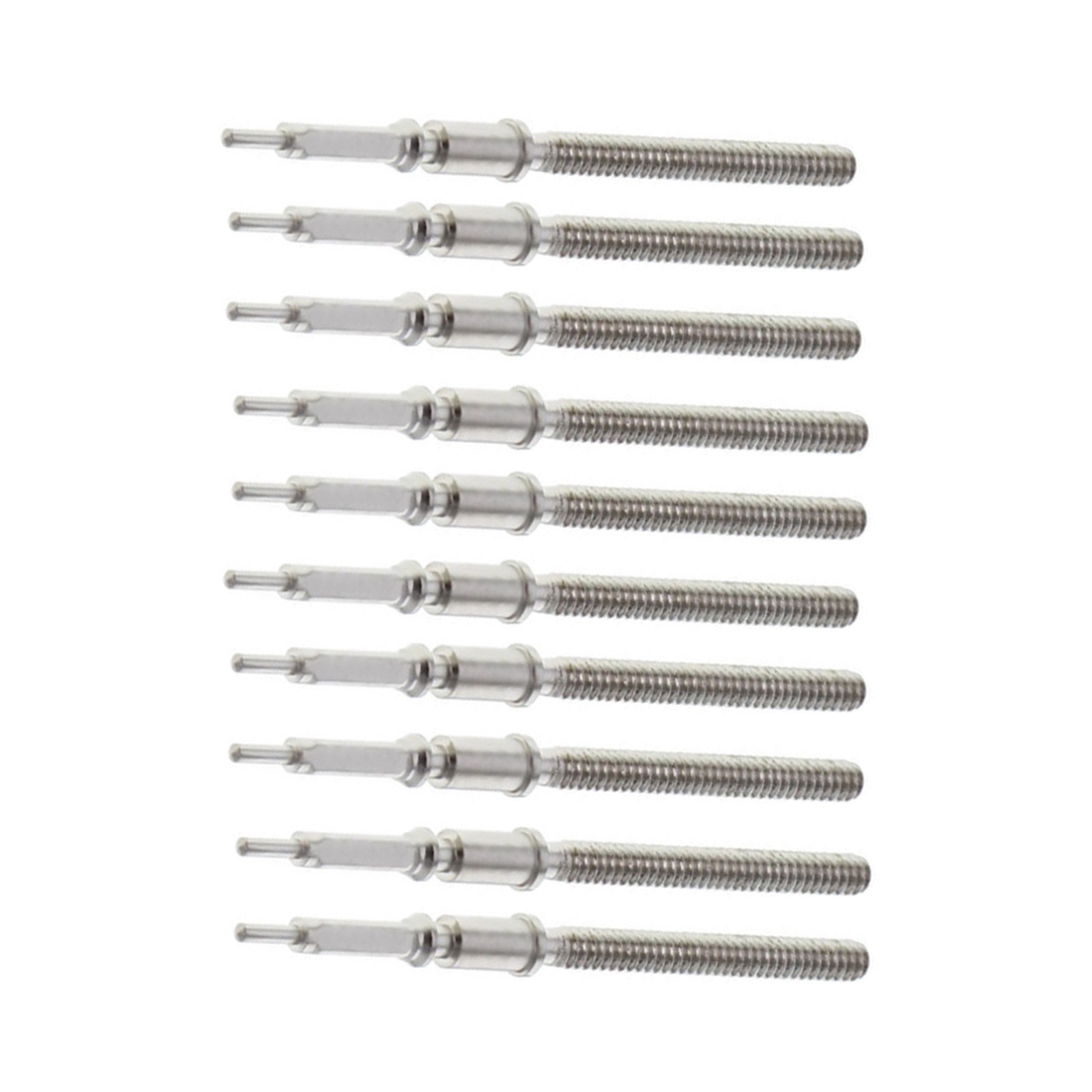 10 Pack Repair Watch Winding Stems For ETA 2824-2 2834-2 2836-2 Watch Movement
