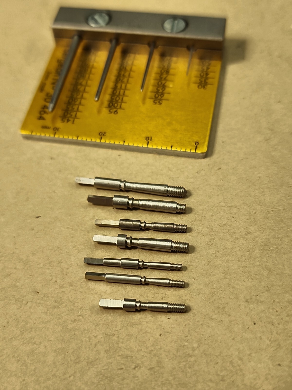 Lot Of 7 Mixed American Pocket Watch Stems