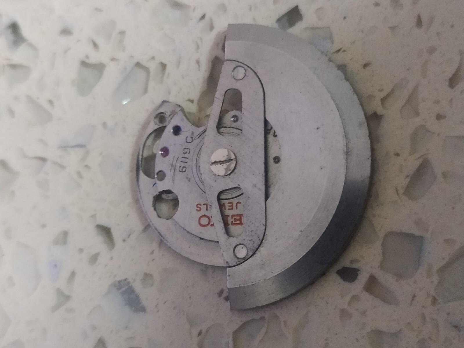 Seiko 6119 C framework with automatic device& ball bearing &oscillating weight