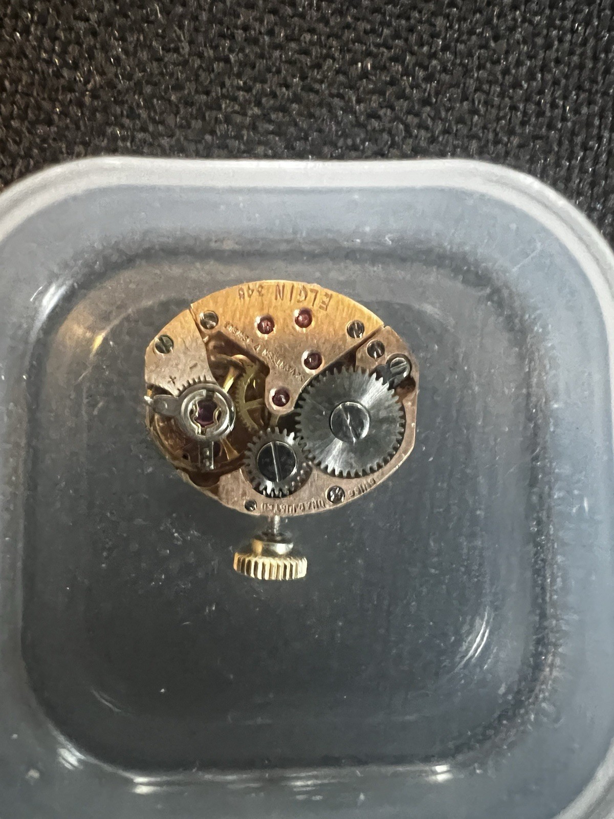 Elgin Grade 345 ladies wristwatch movement. For parts or repair.