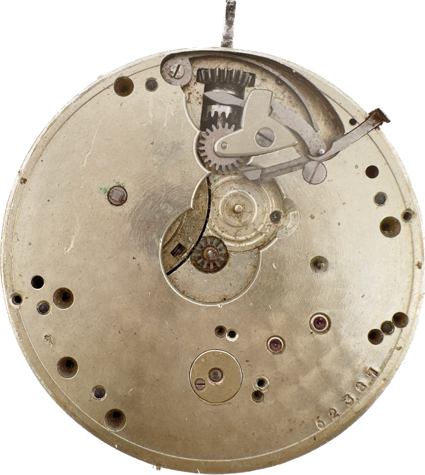 Antique 42mm Wright Kay Agassiz Pocket Watch Movement High Grade w Snail Cam