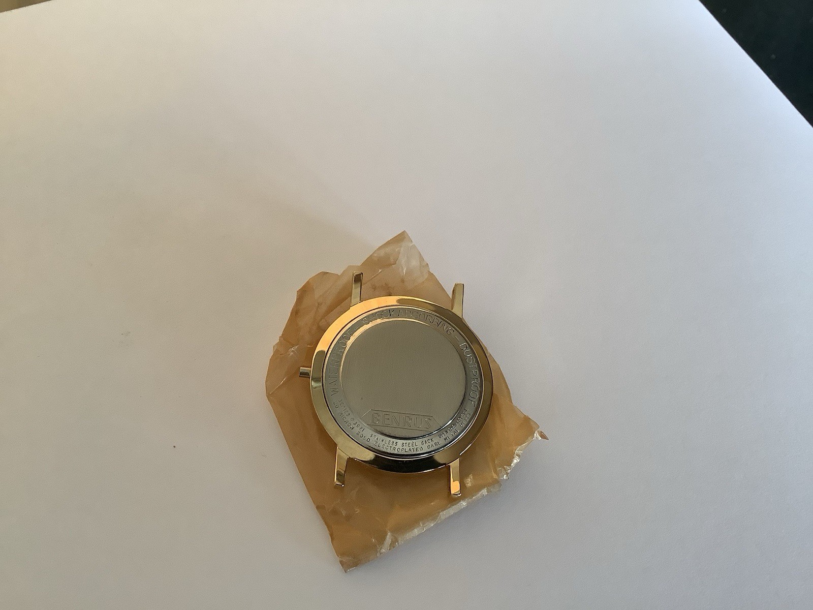 Benrus Vintage 33.5 mm case, more than 50 years old, still in original packaging