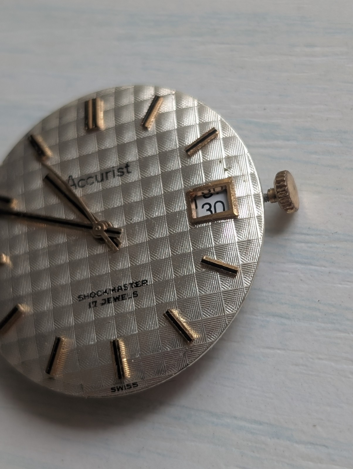 Vintage FHF/ST 96-4 Mechanical Watch Movement (Spares/Repairs/Good Balance)