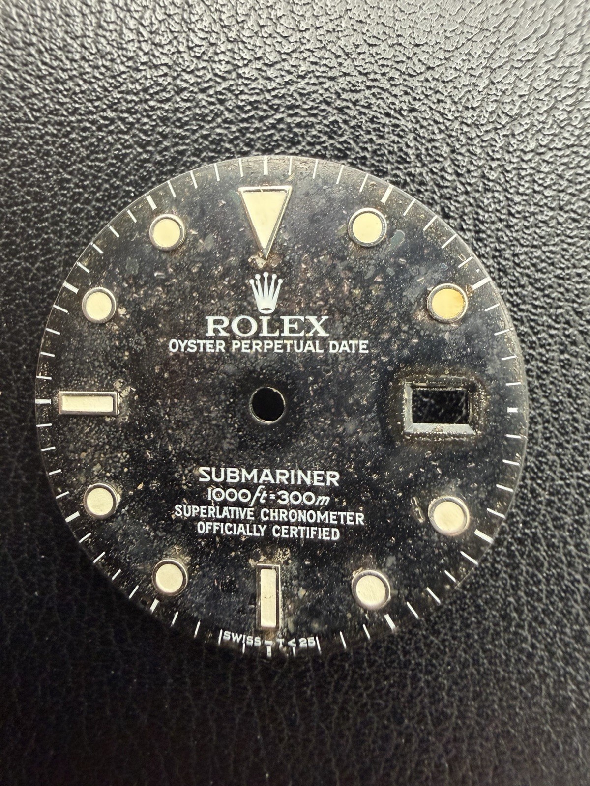 Genuine Rolex Submariner 40mm Black Tritium Dial 16800 168000 16610