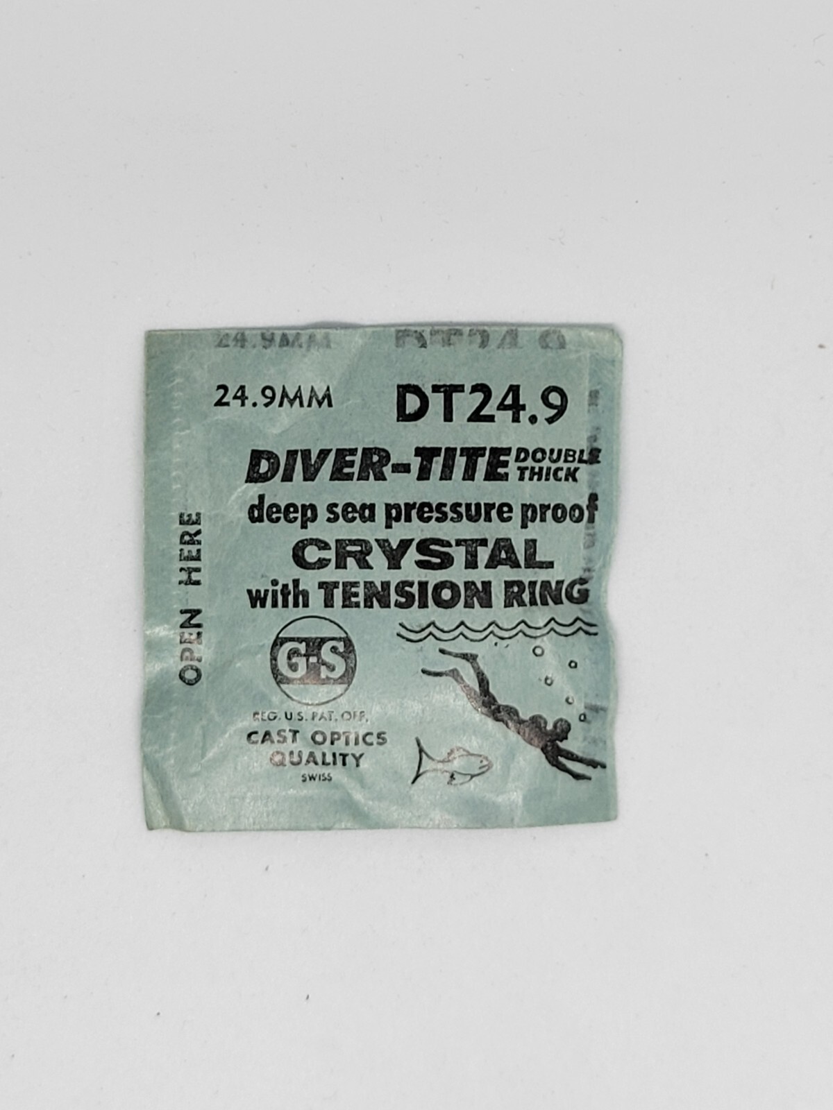 G-S Diver-Tite double thick deep sea Crystal with tension ring multi varitations