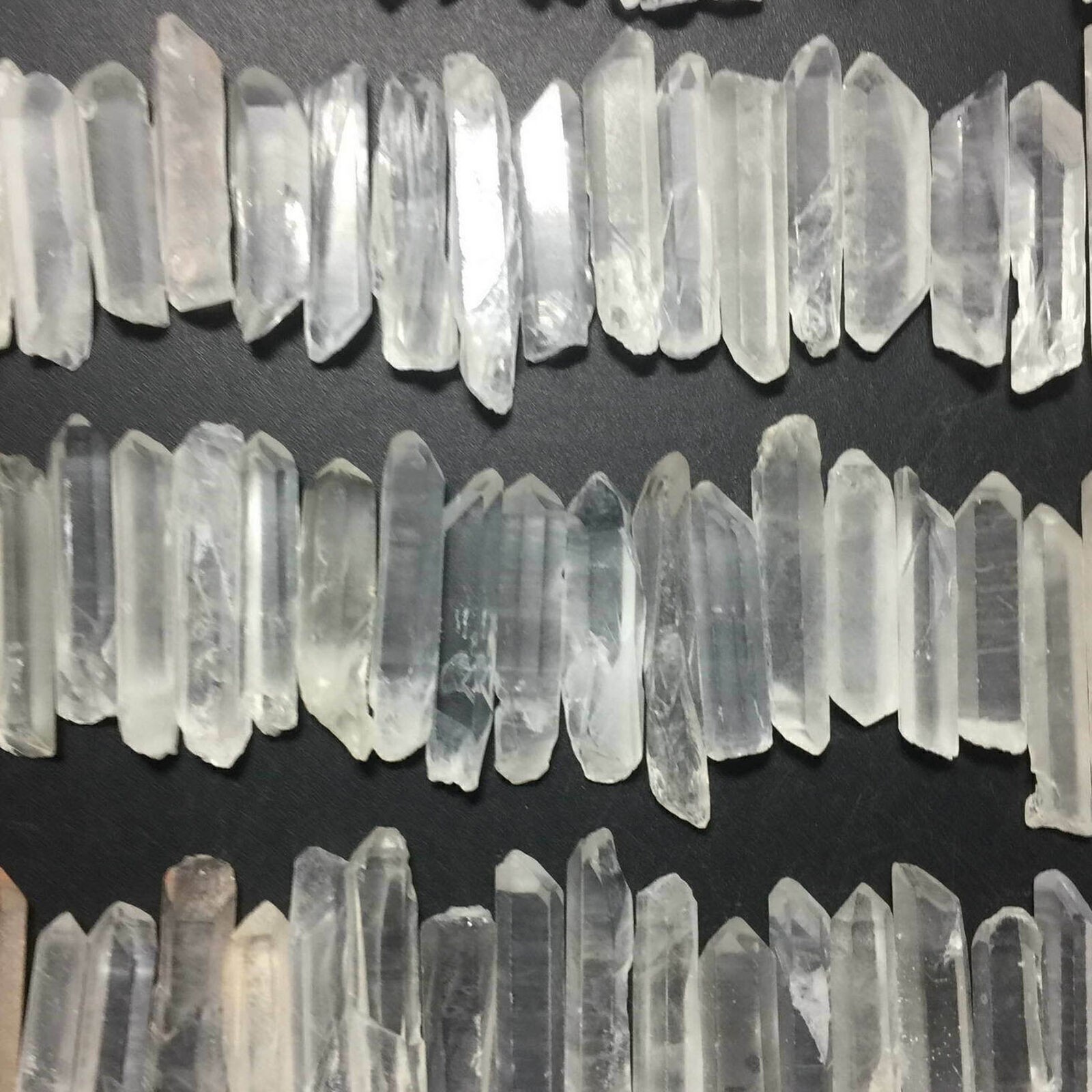 100x Bulk Natural Crystal White Quartz Small Points Terminated Wand Specimen US