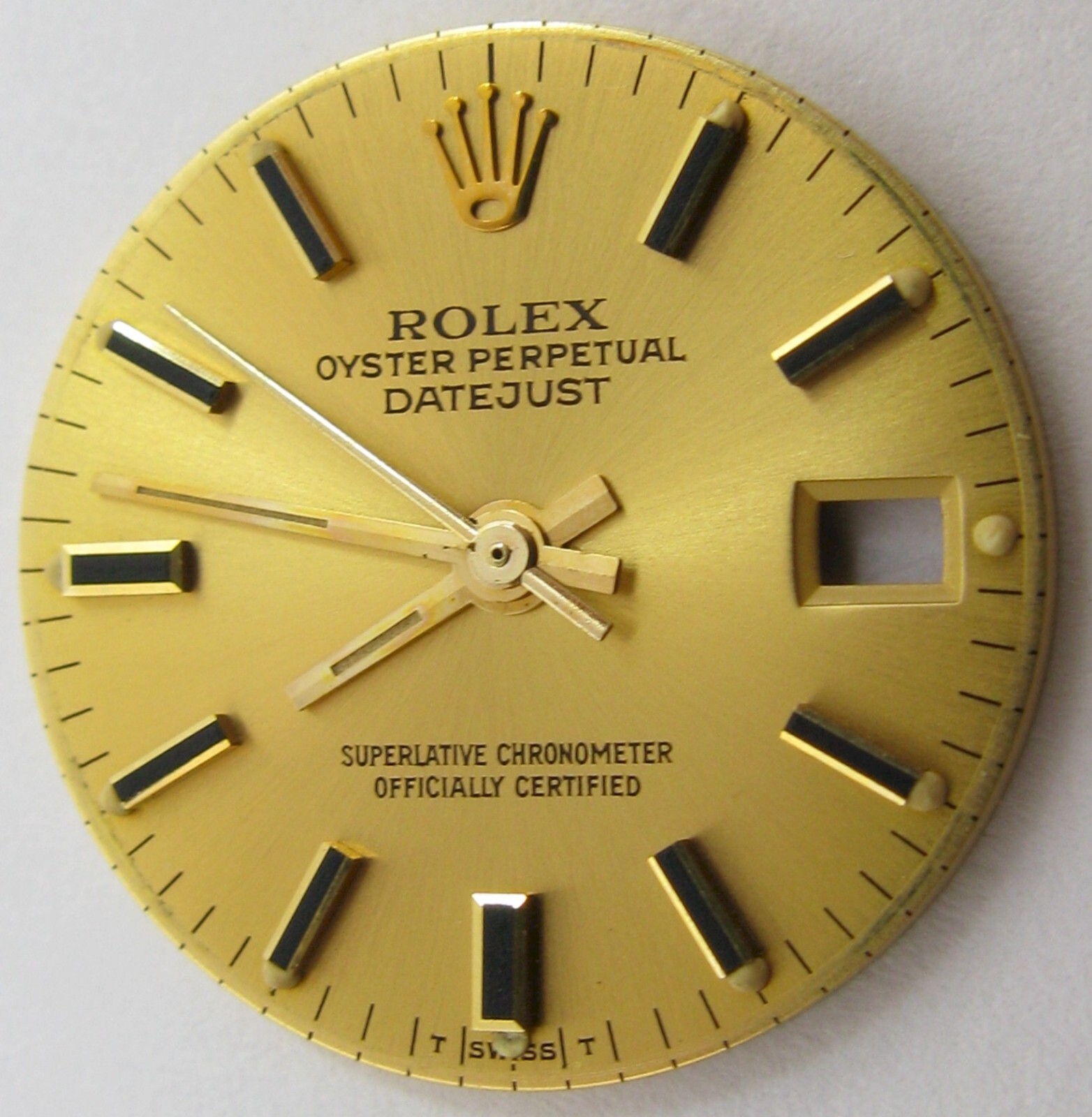 Rolex Watch 2030 2035 part sunburst gilt Dial with light black markers …