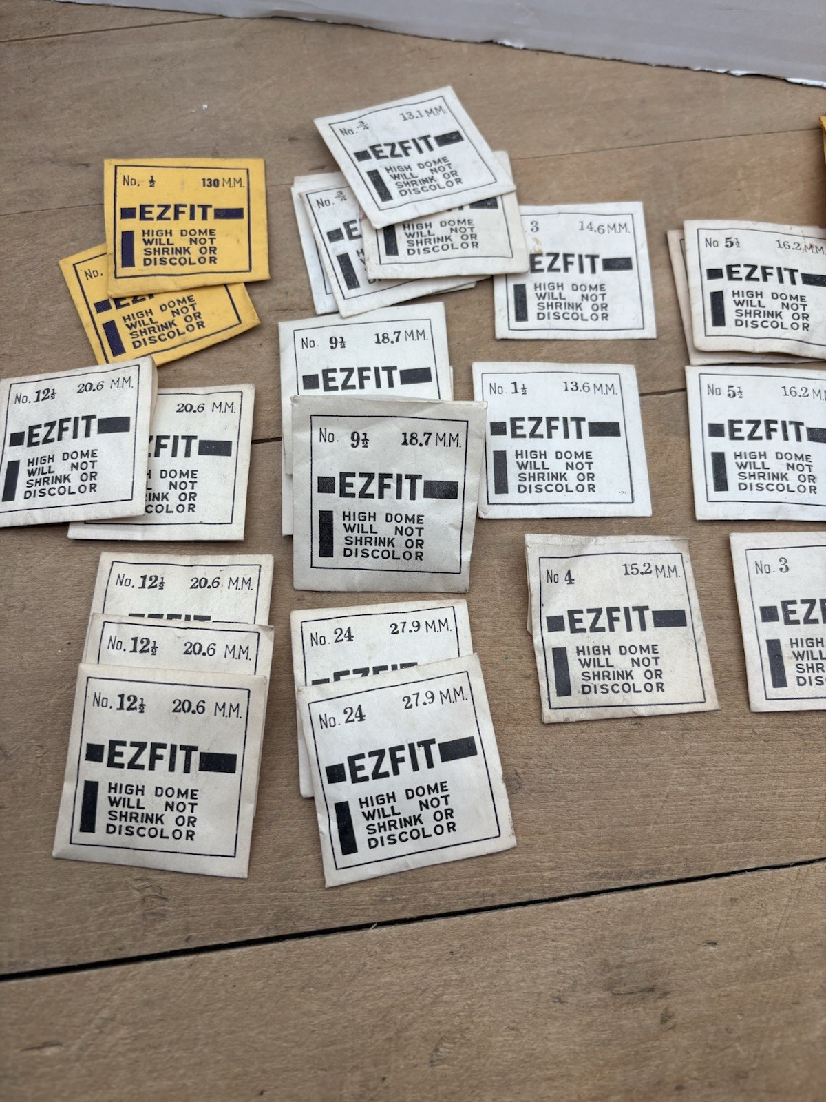 Vintage EZFIT High Dome Watch Crystals Large Mixed Lot No. 1/2 – No. 24