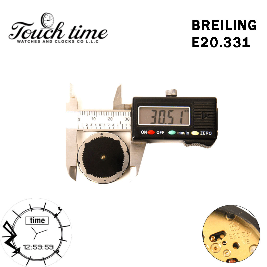 ETA E10.331 Swiss Made – For BREITLING Analog/Digital Movement-Without Stem.