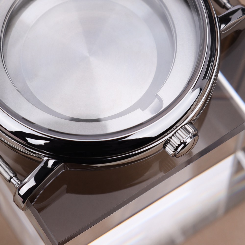 For Eta 2824 PT5000 Movement 40mm Polished Watch Case 316L Stainless Steel 10ATM