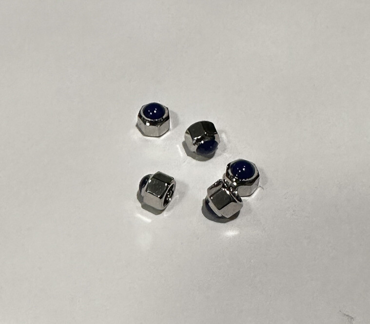 New Generic 4.2mm S/S Water Proof Blue Stone Ladies Crown To Fit Cartier Santos