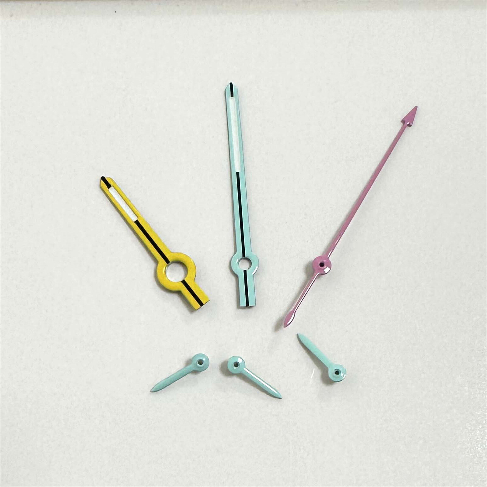 Watch Hands Green Luminous For VK63 Quartz Movement 6-Hand Pointer Accessories