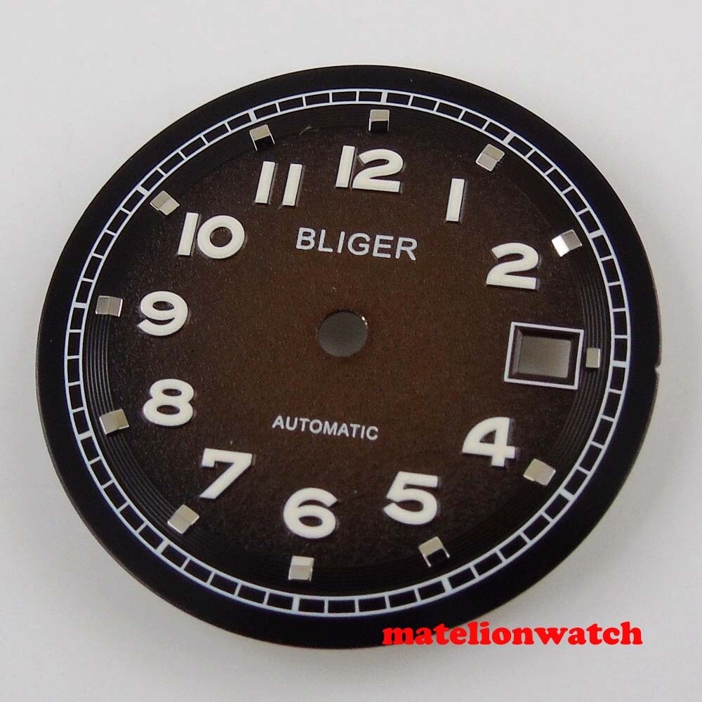 31.5mm Watch Dial Faces Date Window Fit For ETA 2824 Miyota 8215 821A DG2813