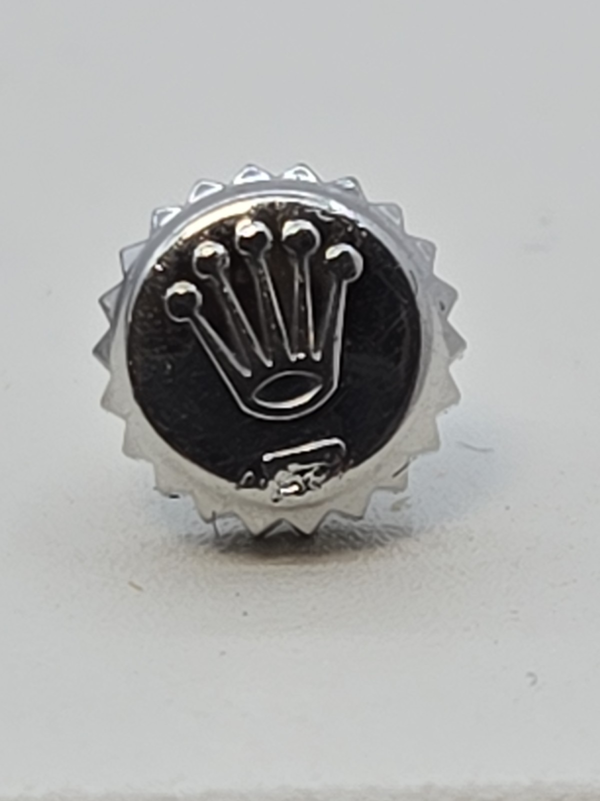 Rolex Crown 6mm , 24 604 0 , Stainless Steel, AA Condition ,