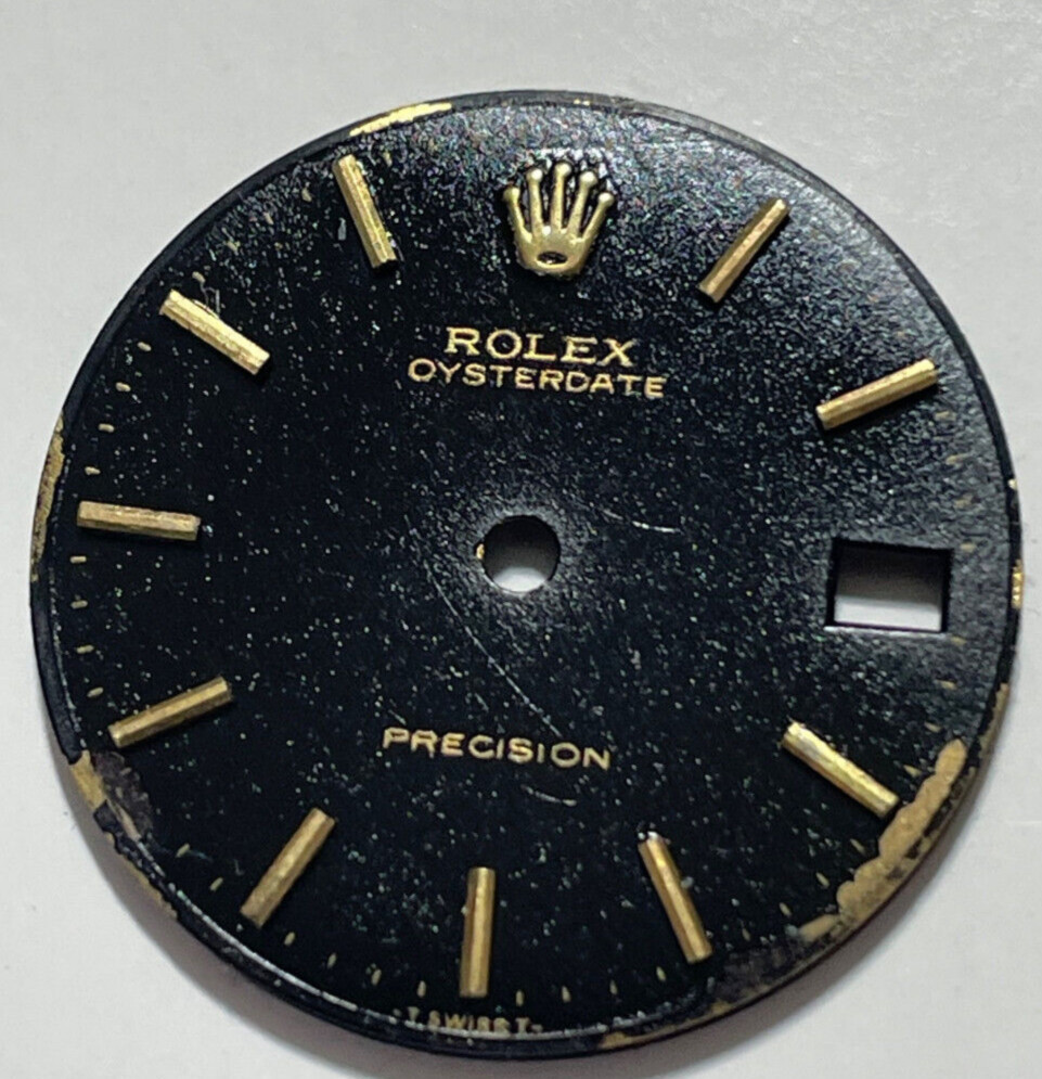 Vintage Rolex Oysterdate Precision Watch Dial For 6466