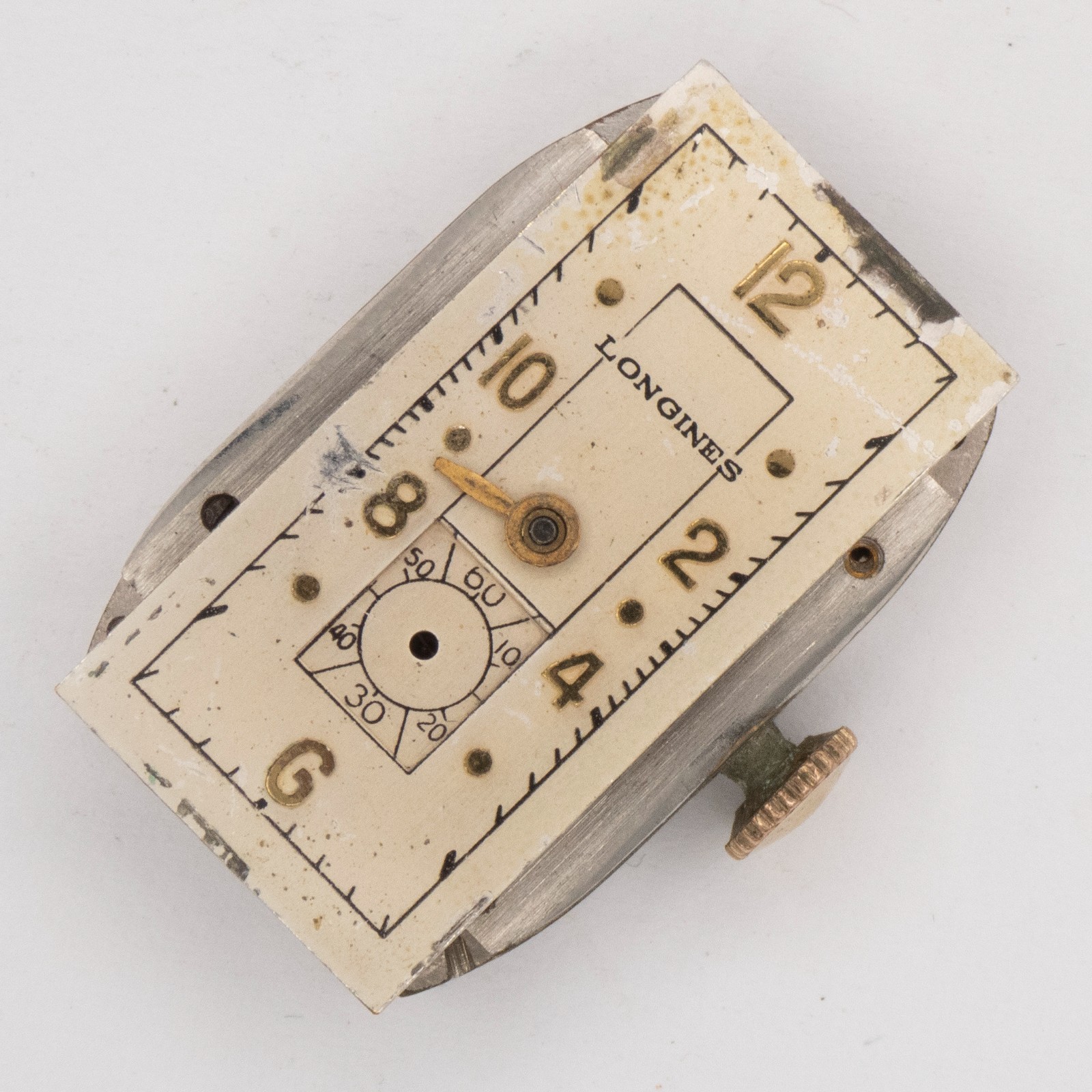 Vintage Longines Caliber 9L 17-Jewel Wristwatch Movement, Runs