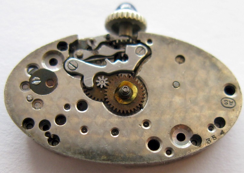 vintage Swiss oval Watch Movement P. Ditisheim & Winton for parts