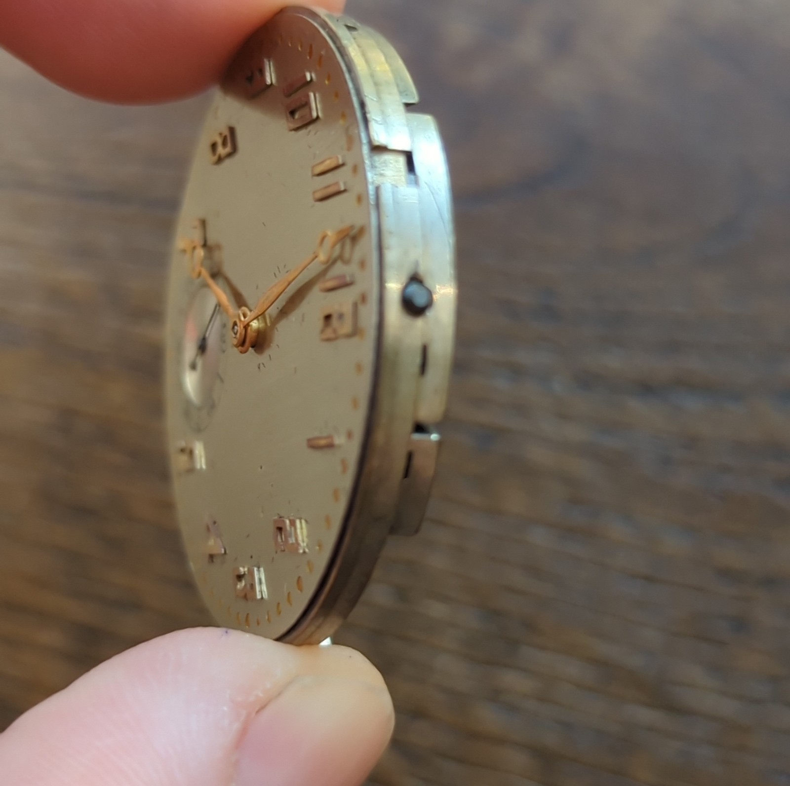 Paul Ditisheim 18J 5 Adjustments Pocket Watch Movement Ticking (G75)