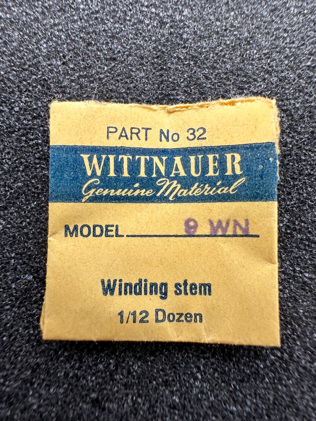 Rewind Watch Shop Wittnauer 9WN Winding Stem Part 32 OEM NOS