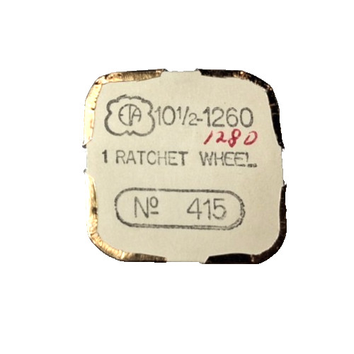 ETA 1260 1270 1280 Ratchet Wheel watch part #415/161