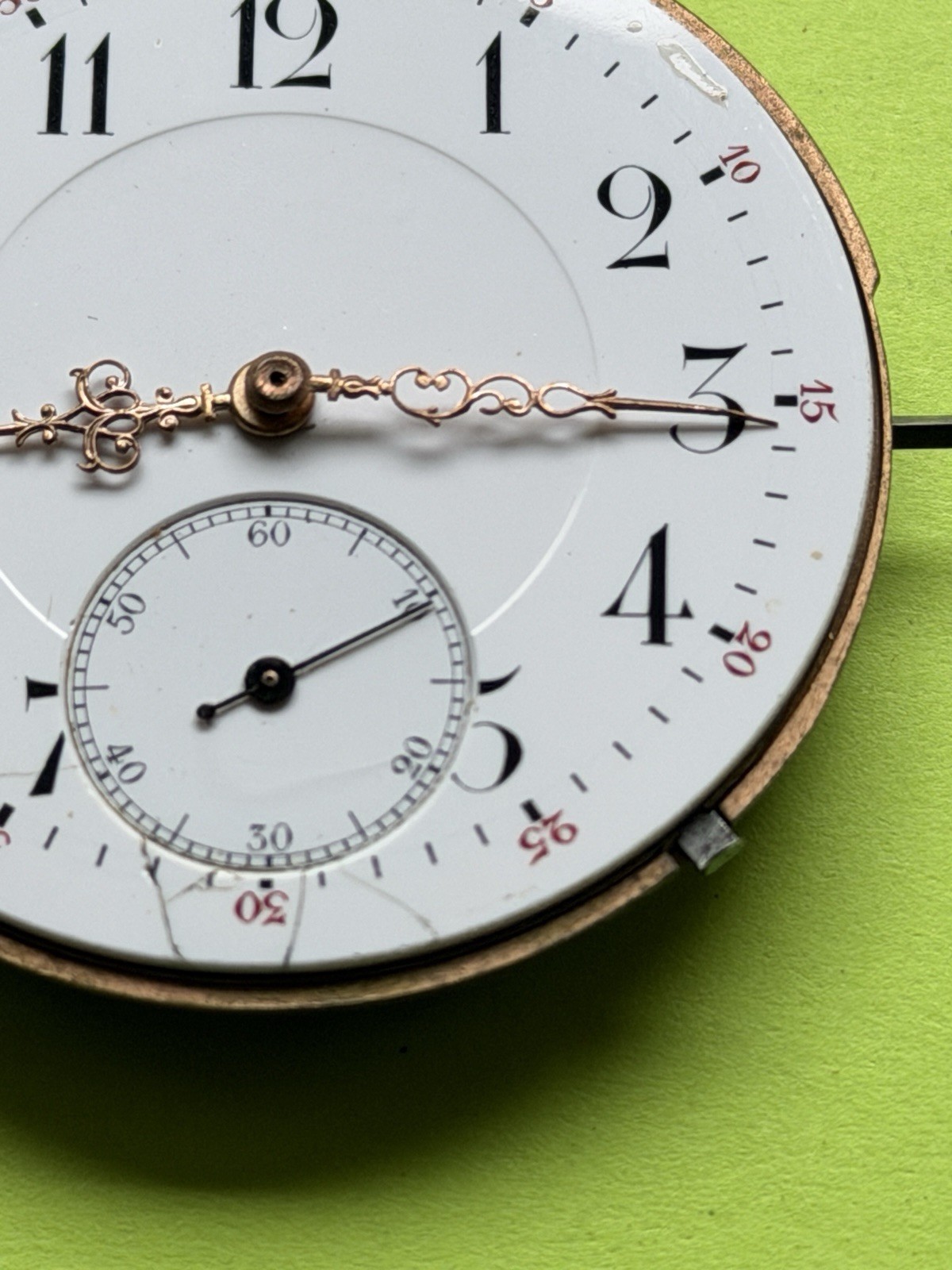 IWC SCHAFFHAUSEN CAL. 53 MOVEMENT, 19 LIGNES, 25 JEWELS, CA. 1900 RUNS, NICE!