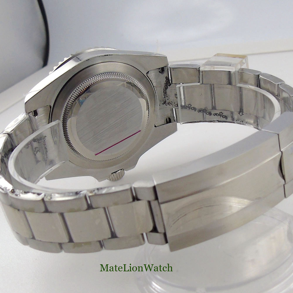 Sapphire Glass 40mm Watch Case Fit NH35 Miyota8215 ETA 2836 2824 PT5000 DG2813