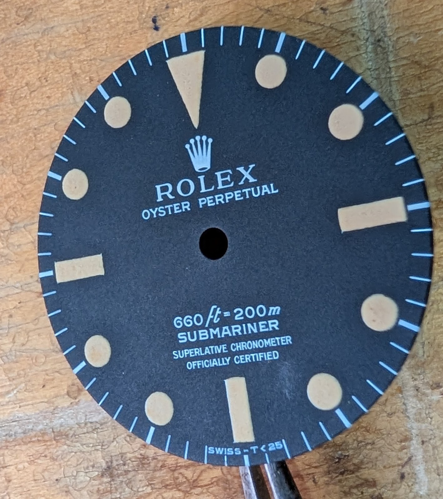 Rolex Submariner 4-Line Matte Black Dial Pumpkin Lume 1970s ref 5512 Vintage