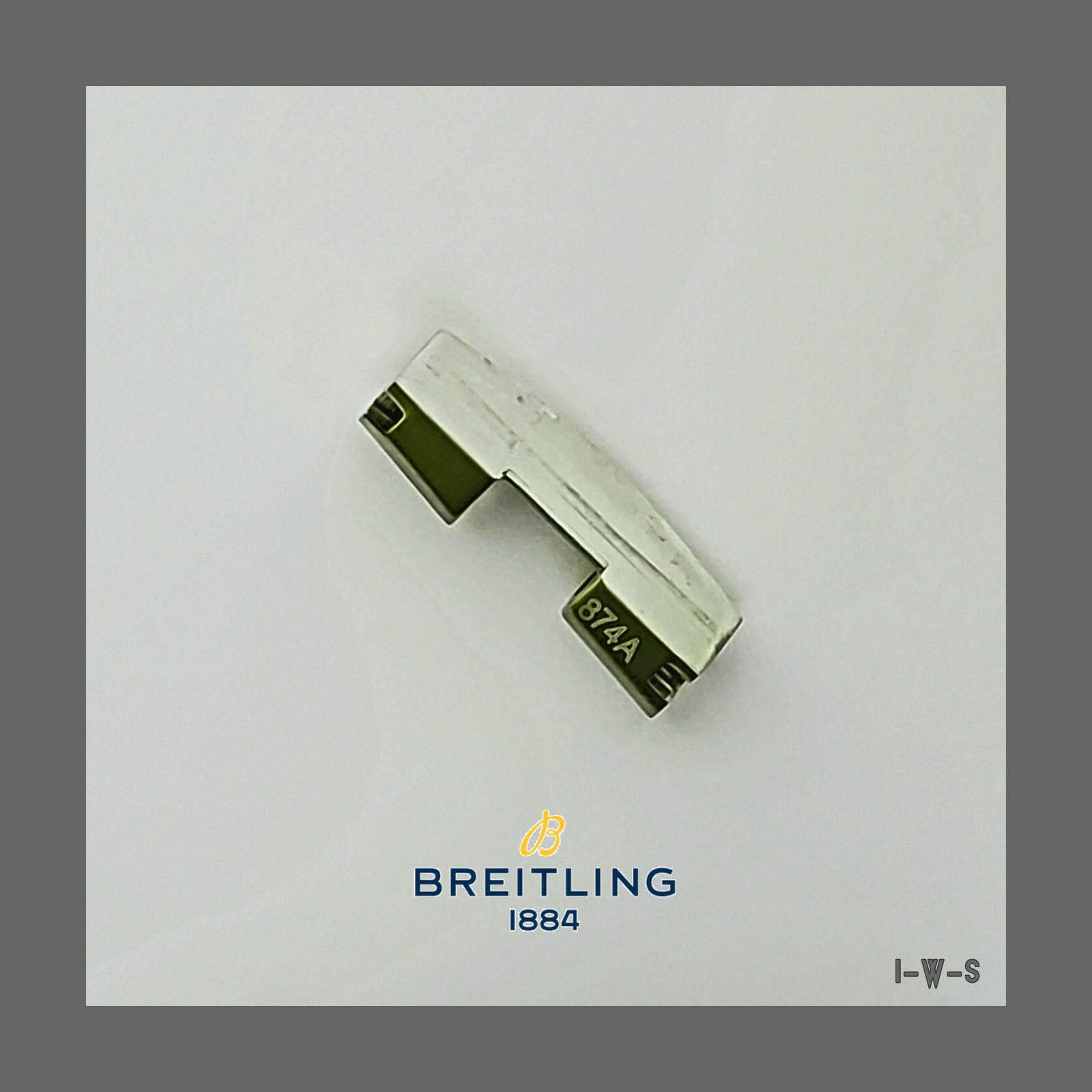 ☆GENUINE BREITLING «FIGHTER» BRACELET END LINK «874A» FOR «B-1» & «B-2» WATCHES☆