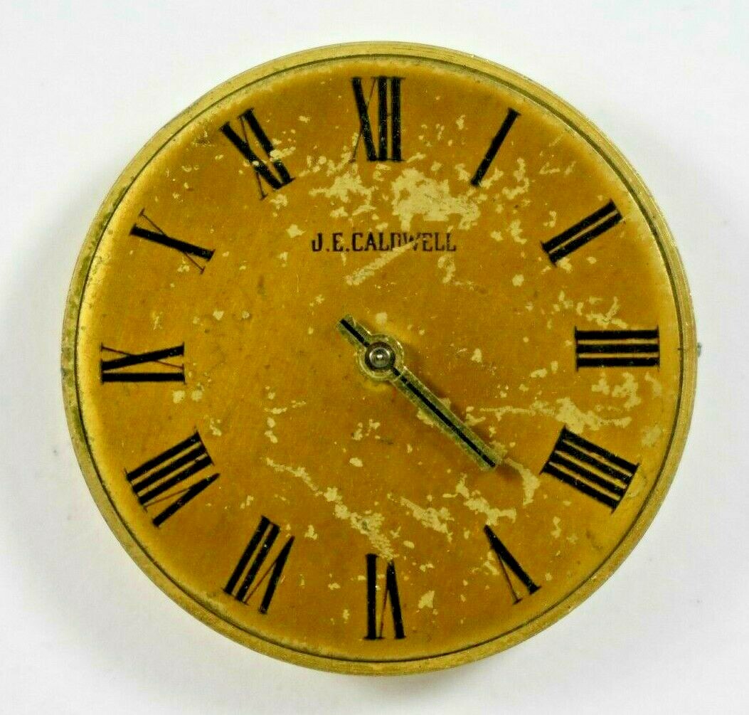 Vintage Swiss Made Pronto Manual Wind 17J Watch Movement J.E.Caldwell Dial lot.t