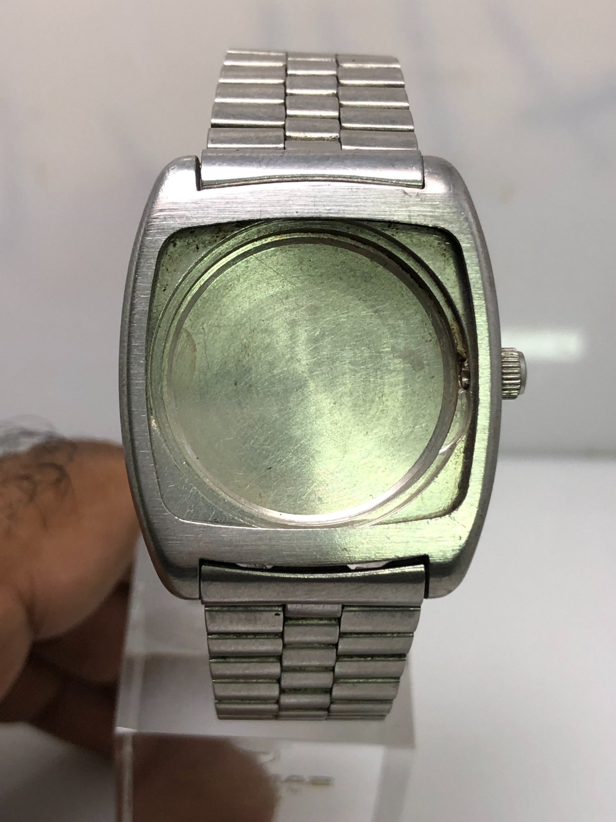 Vintage Seiko LM 5606-5040 Case & Bracelet Used as a Parts