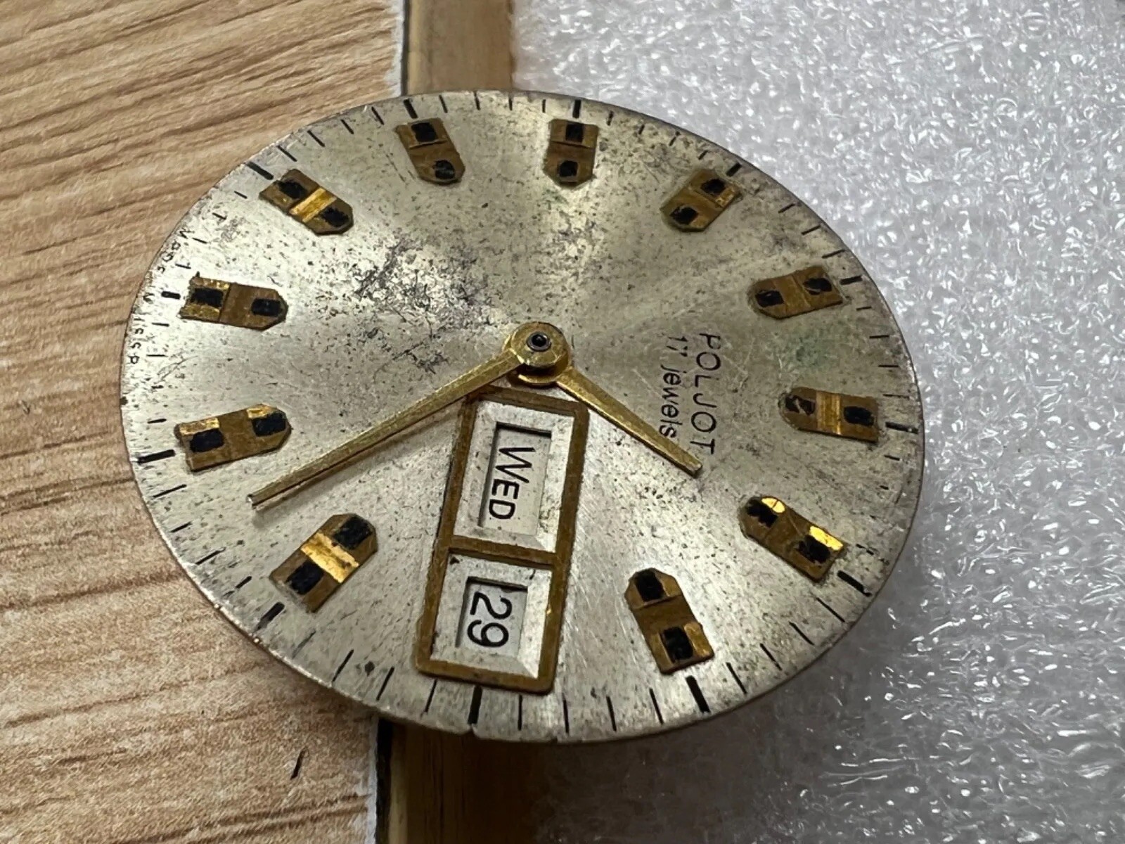 USSR Chaika, Poljot Movements watch mechanisms FOR PARTS 2pcs.