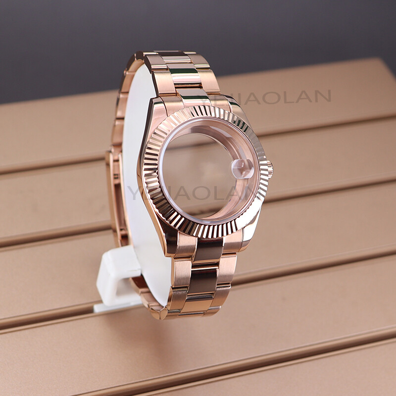 36mm/39mm NH35 Watch Case nh36 Oyster strap AR layer sapphire glass Dental crown