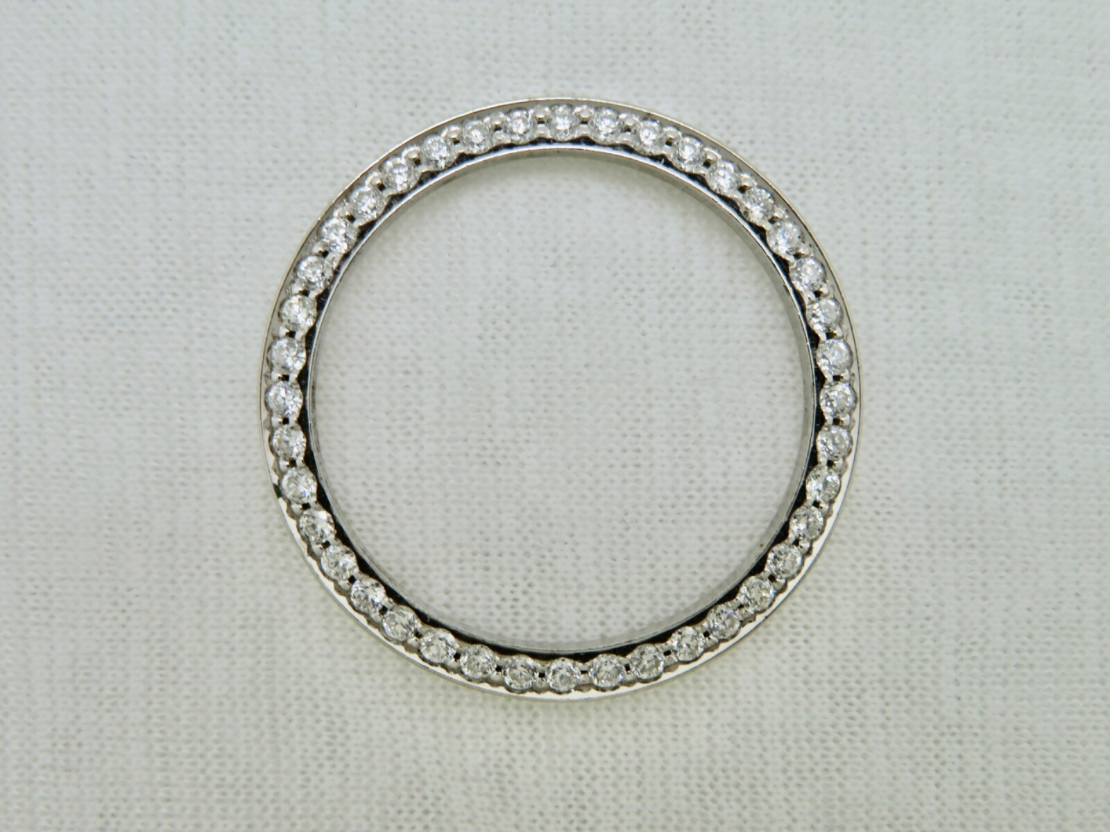 Lady Rolex Datejust 26MM CUSTOM 18K Bead Set Diamond Bezel .70CT Fit Many Models