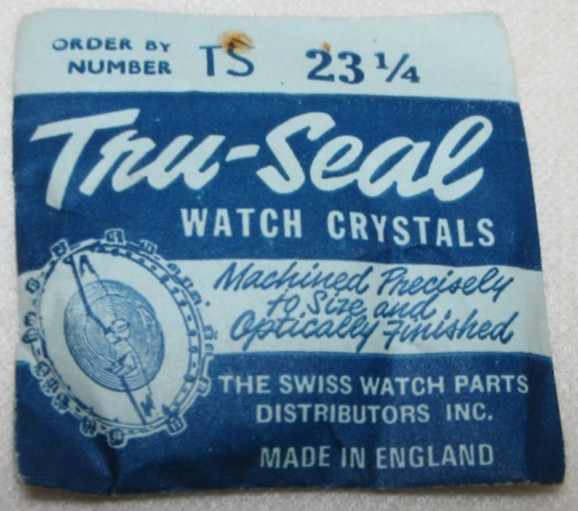 TRU-SEAL WATCH CRYSTAL TS 23 1/4 WATCHMAKER REPLACEMENT PART #252