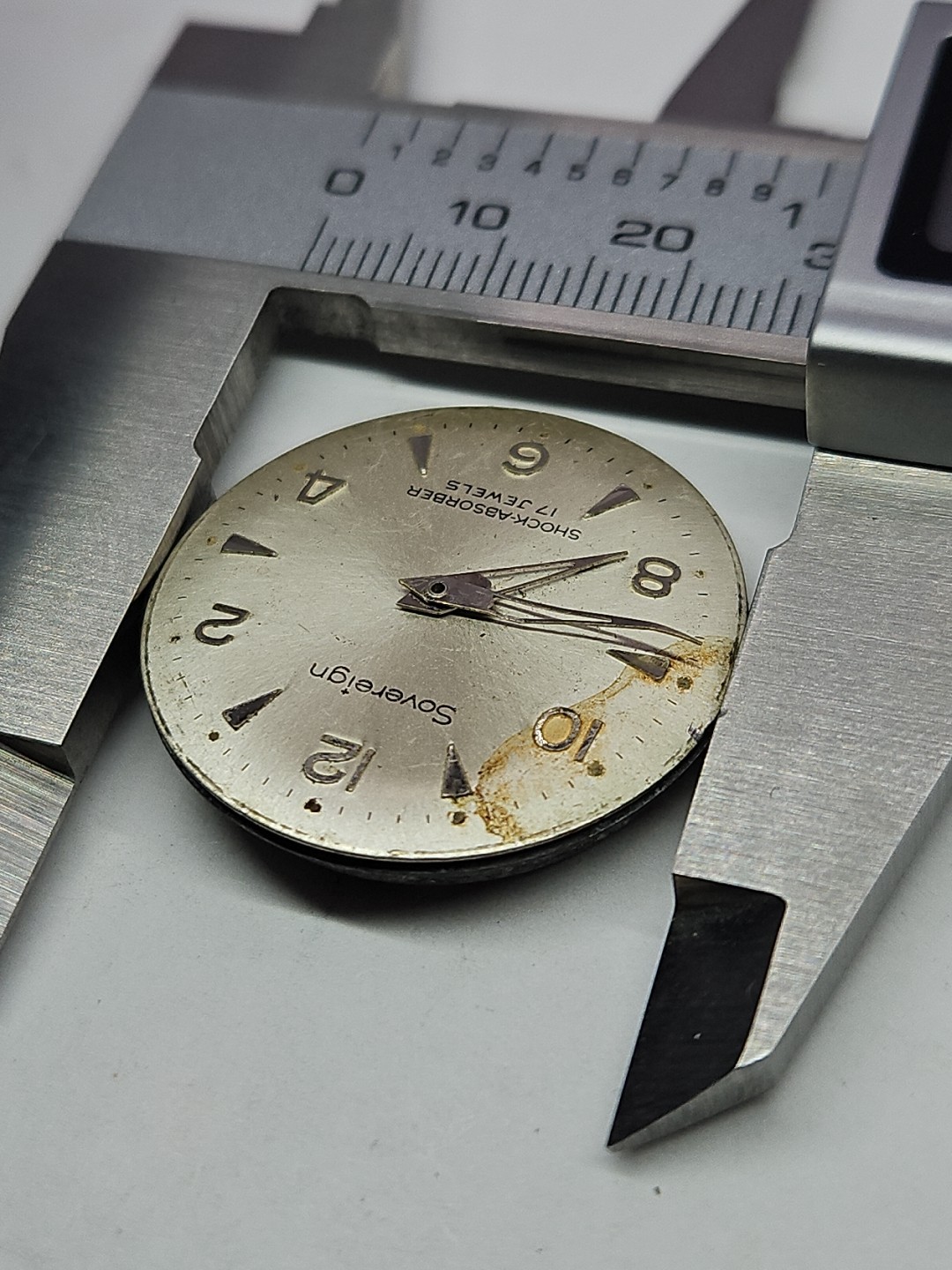 Sovereign Model 11E4B7 17j Watch Movement Parts/Repair (R3)