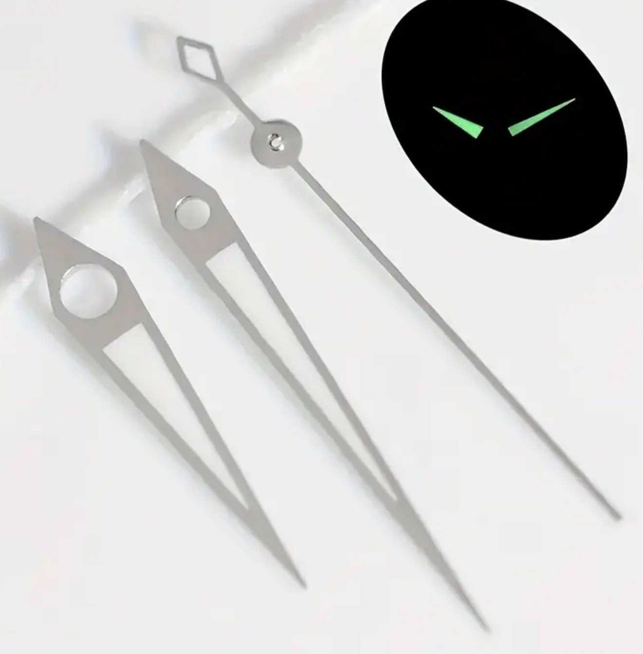 1 Set Luminous Watch Hands Silver Gold For Miyota 2035/2025/2033/2036/2105/2115