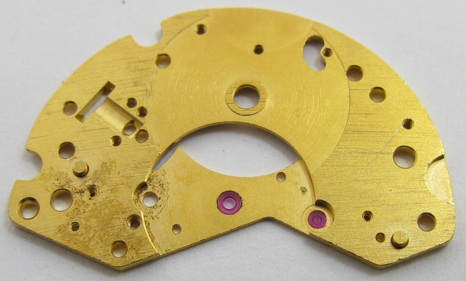 Poljot 3133 chronograph … watch movement part barrel bridge #105