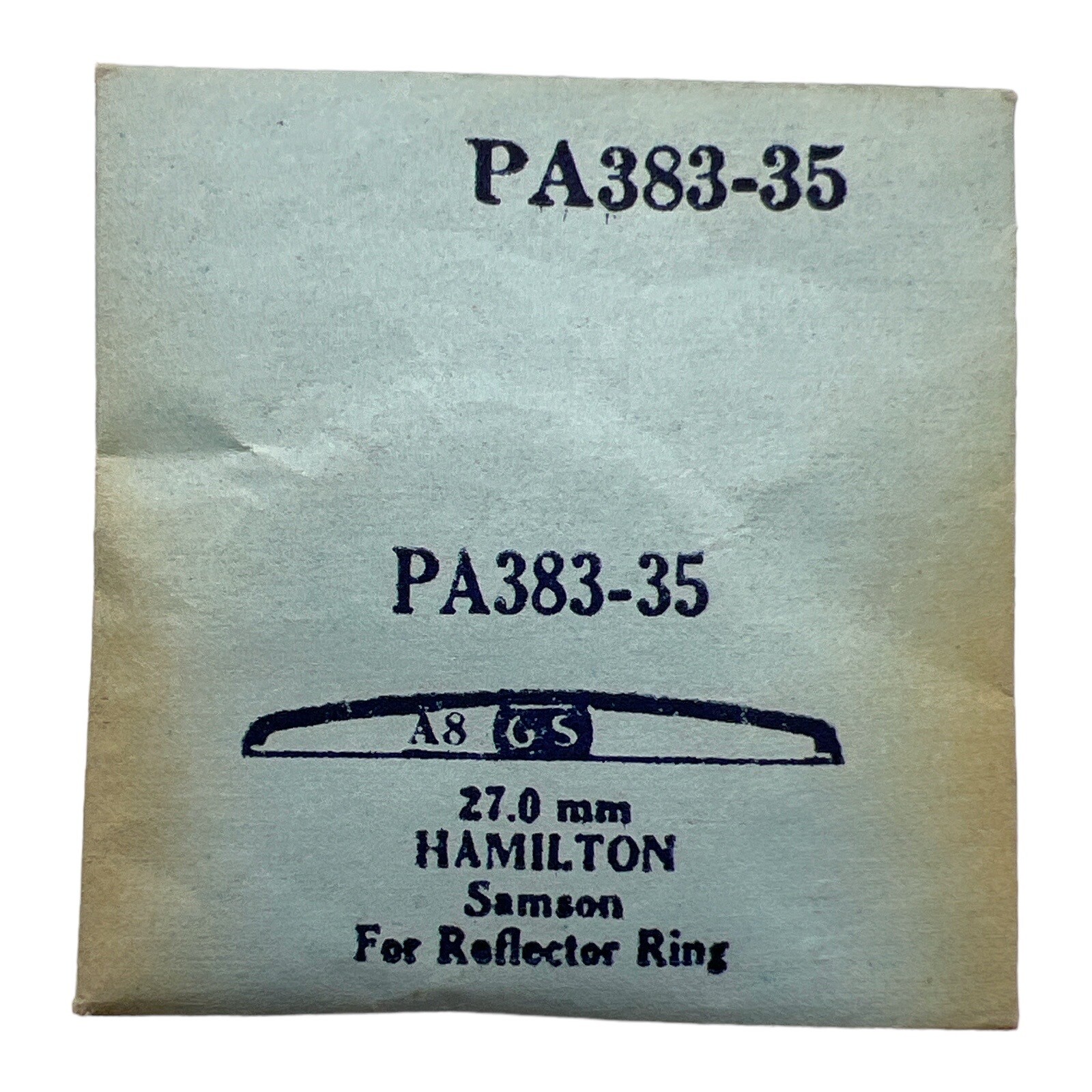 Hamilton Round Watch Crystal x 1 G-S PA383 through PA469 VTG NOS