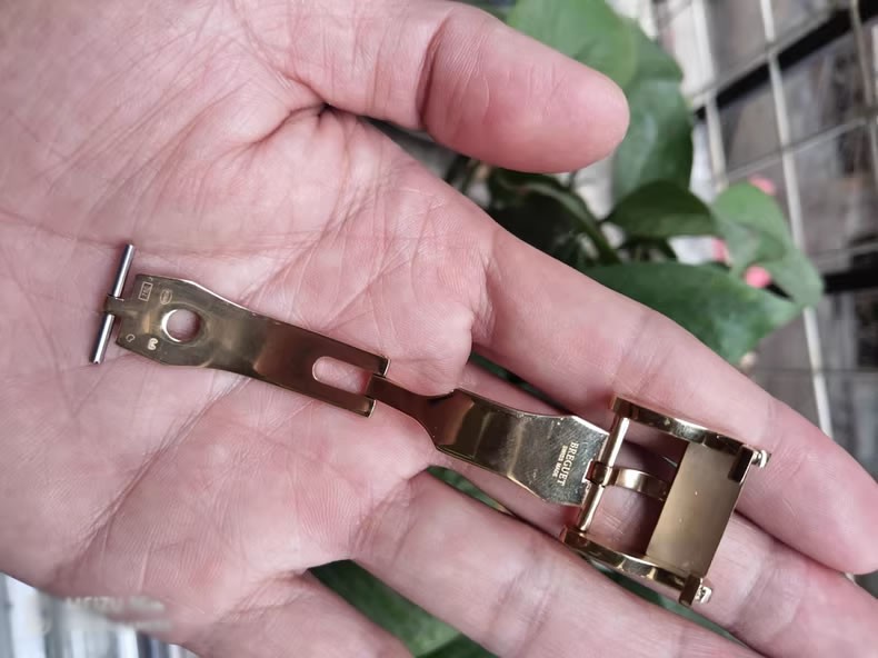Breguet Leather Bracelet Folding Clasp 18MM Deployment Clasp