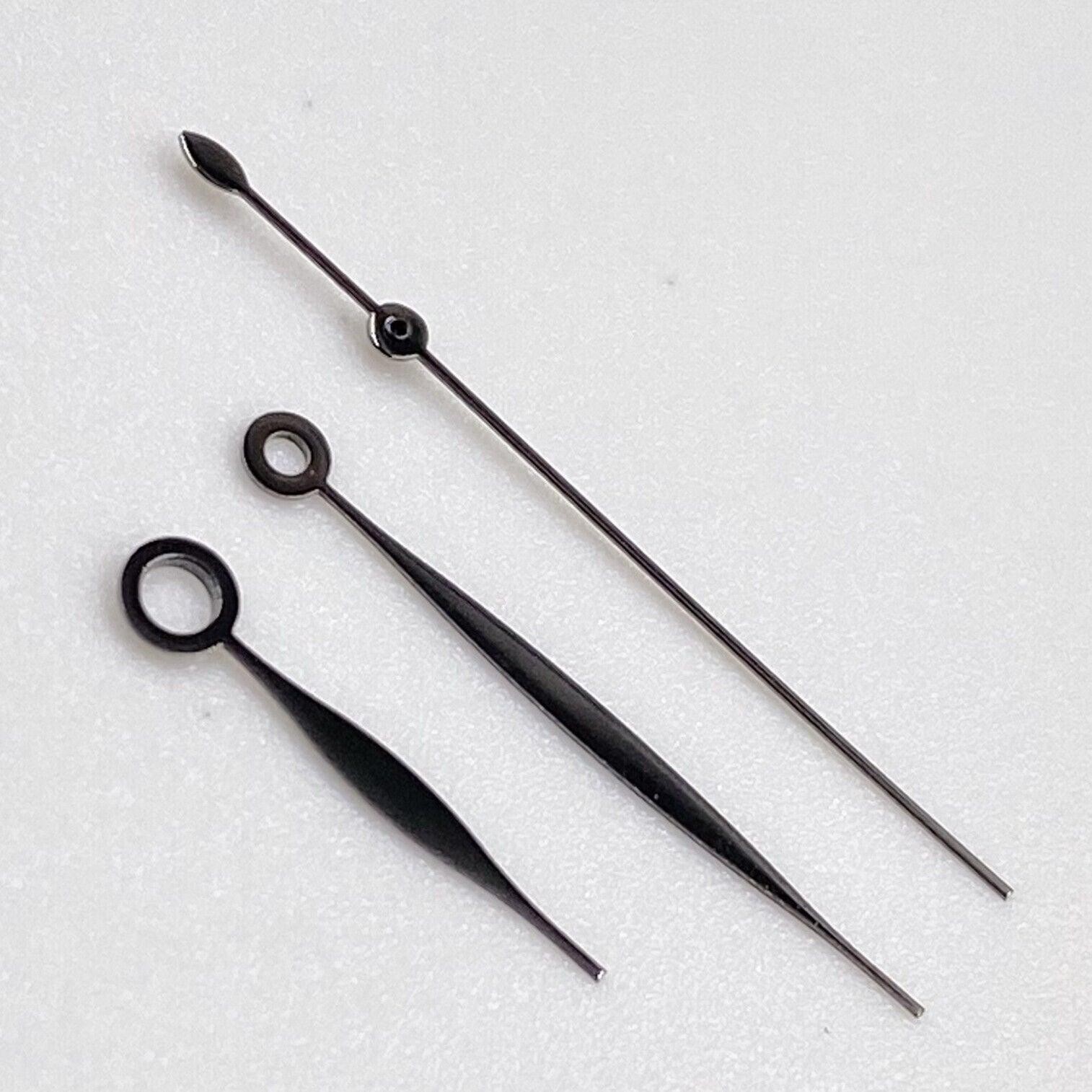 10.5x16x16mm Black Polished Watch Hands Set for Tissot 1853 T41 T006 Movement