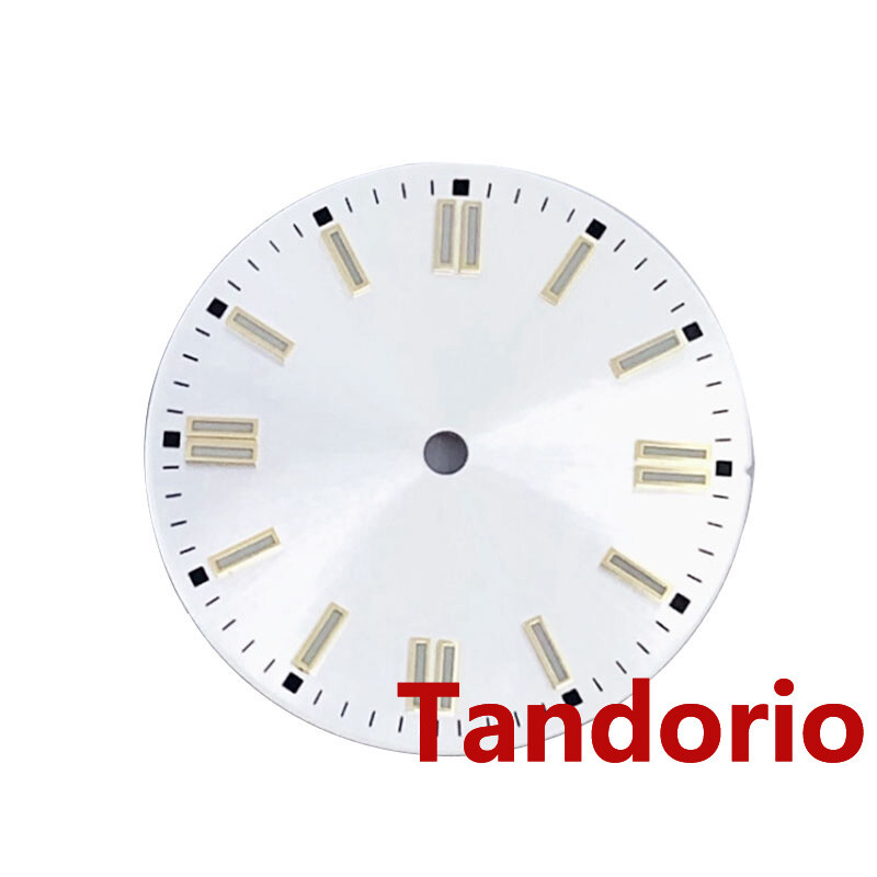 29mm black silver blue green orange yellow watch dial luminous fit NH35 NH36