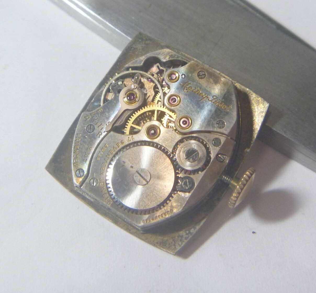 1940s Mathey-Tissot 17J Gents 8 ½ x 9 Lignes Mov’t, Dial & Hands- 4Parts !!