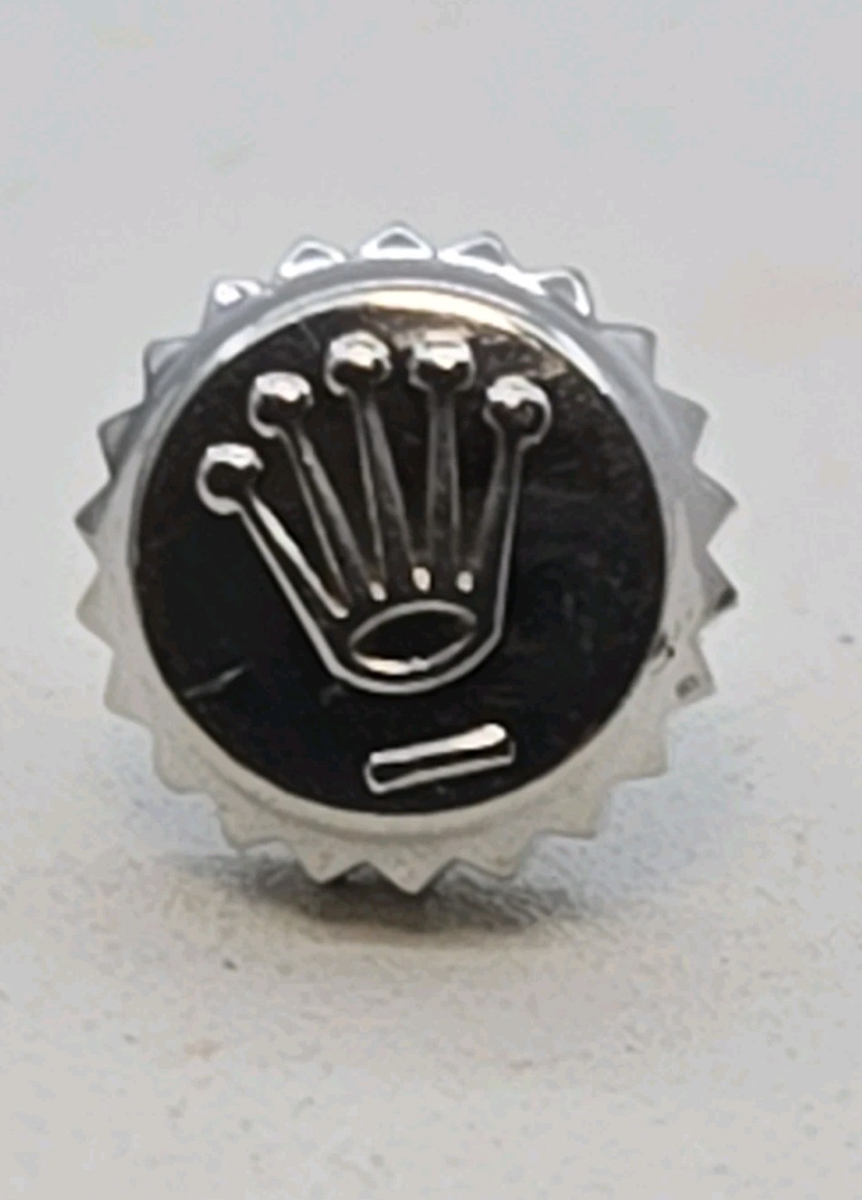 Rolex Crown 6mm , 24 604 0 , Stainless Steel, AAA Condition ,