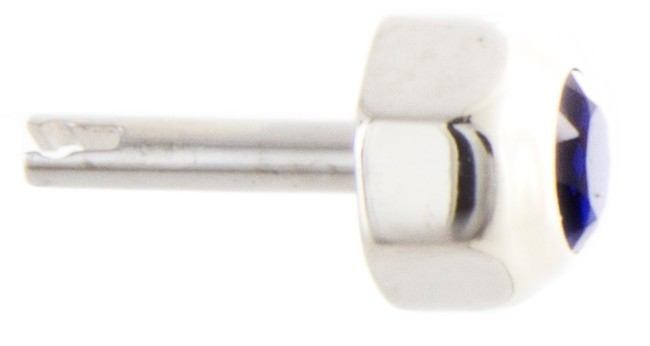 Genuine Cartier Santos Square and Octagon Sapphire Crown Original Parts 5MM
