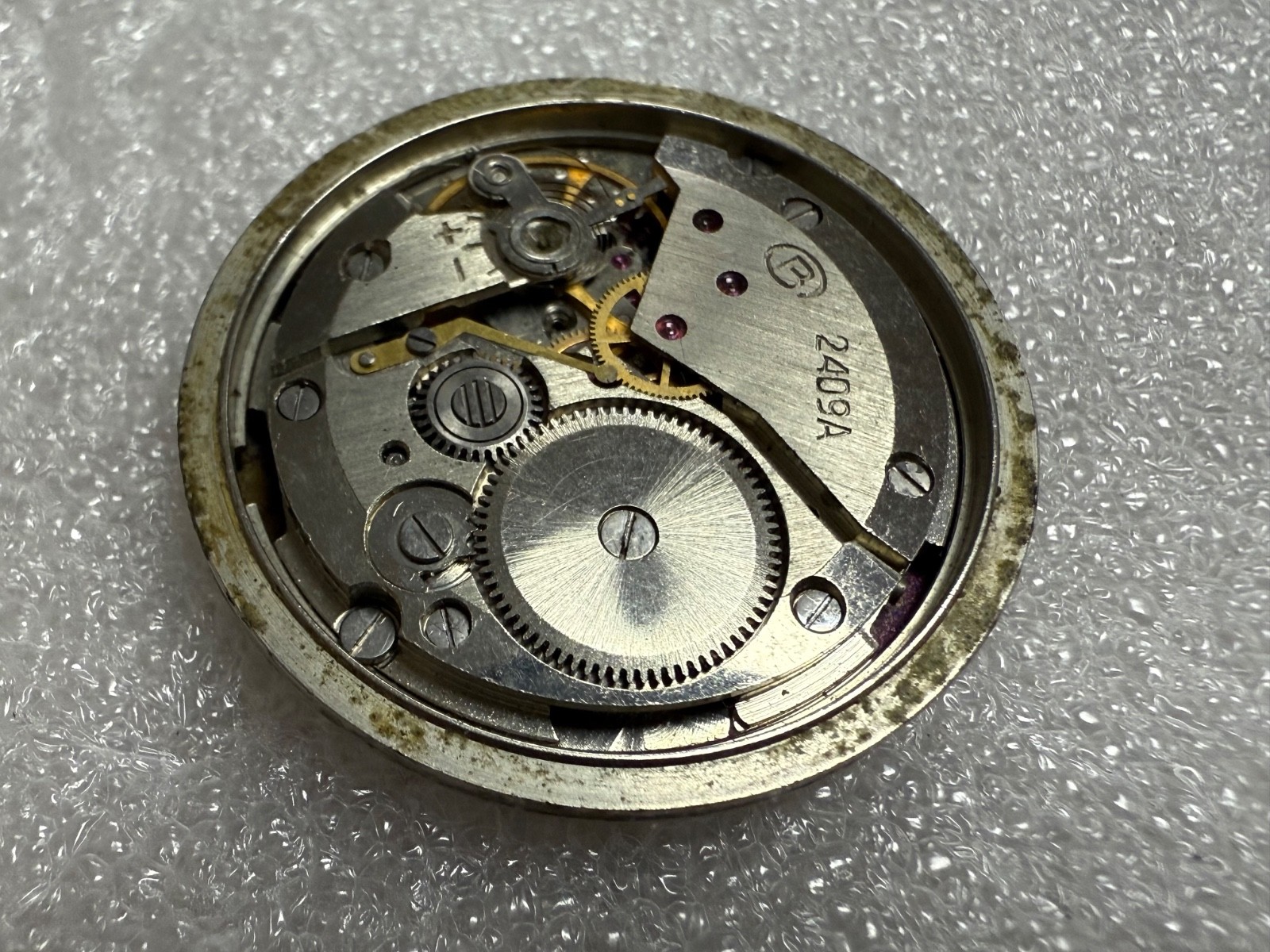 Watch movement USSR Vostok Cal.2409A plus Dial.For parts.