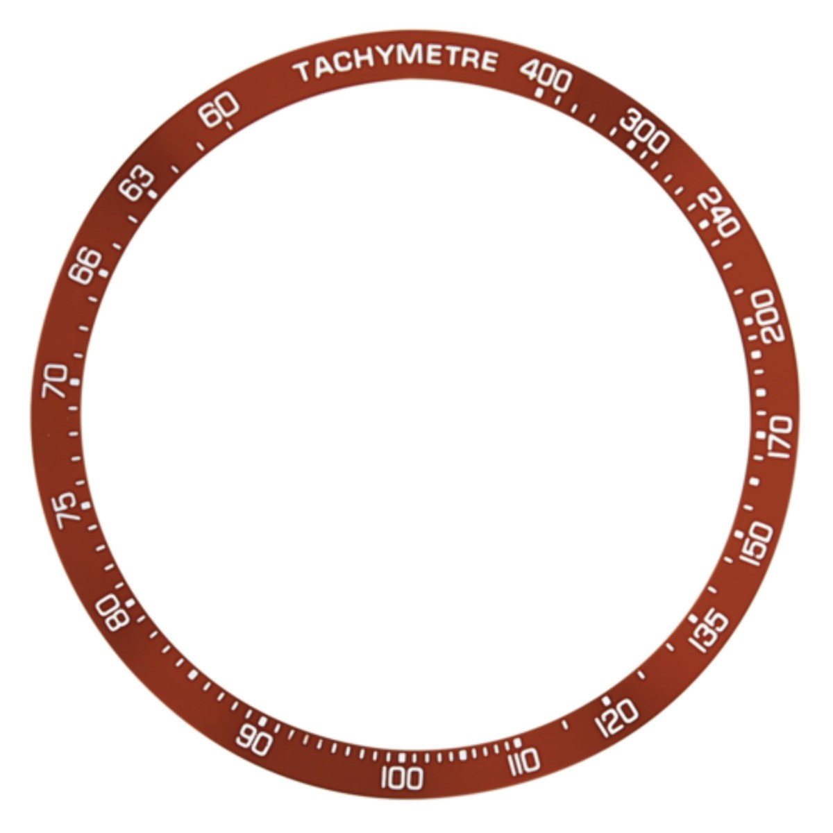 Red Replacement Bezel Insert 40.90mm x 35.30mm For Tag Heuer Carrera