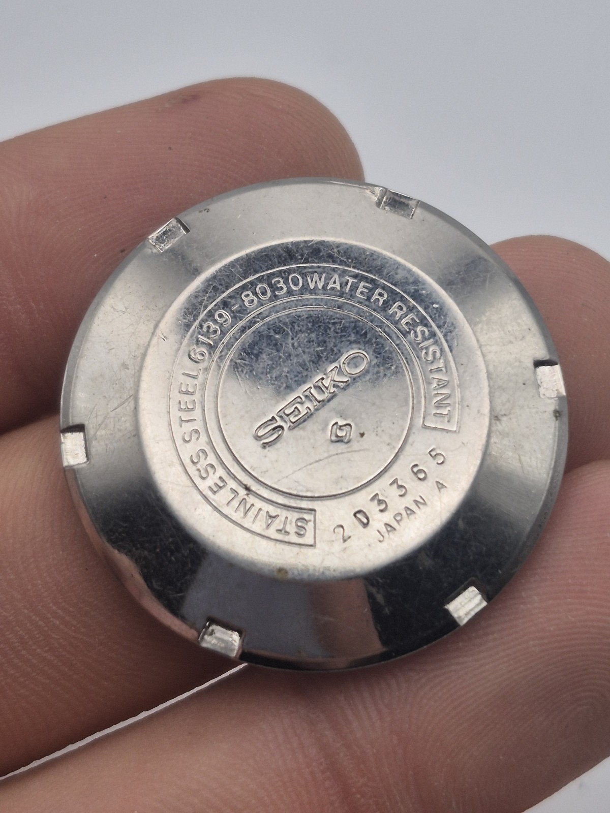 Seiko 6139-8030 Caseback Caseback Seiko Vintage 6139 8030 Caseback