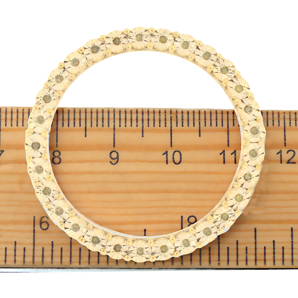 Yellow, Rose,White Black Gold Tone Bezel for Rolex Date Just Day Date Watch 34mm