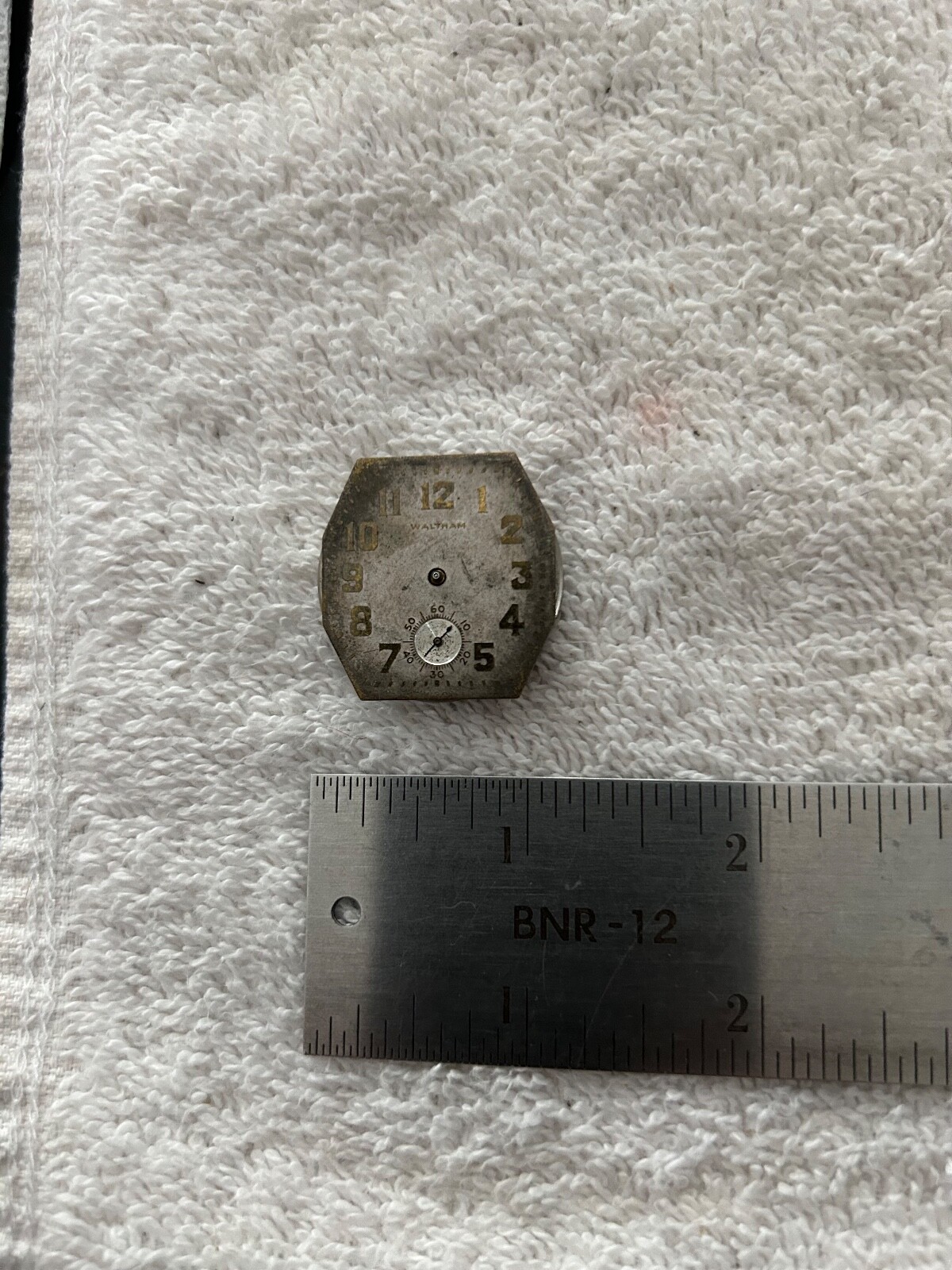 Antique Art Deco Waltham Movement Art Deco Dial