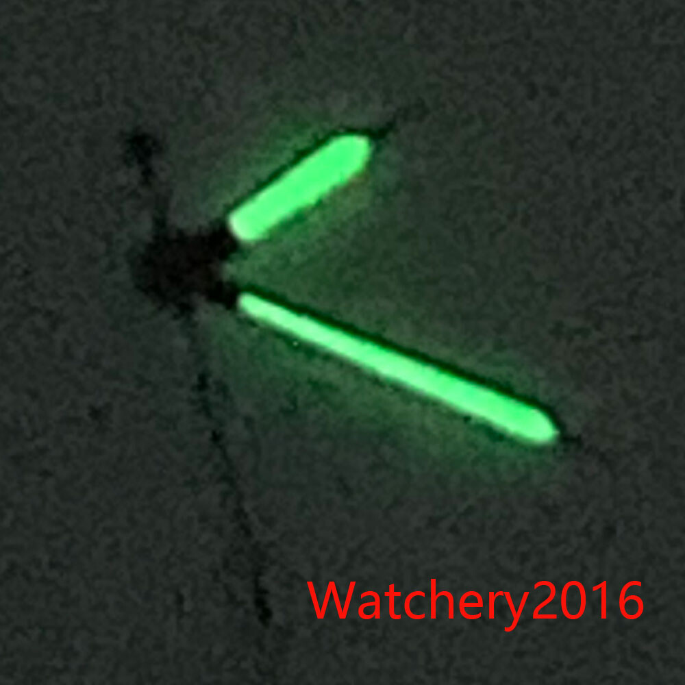 Silver Yellow Hands Green Luminous Watch Hand fit NH35 NH36 2824 Accessories